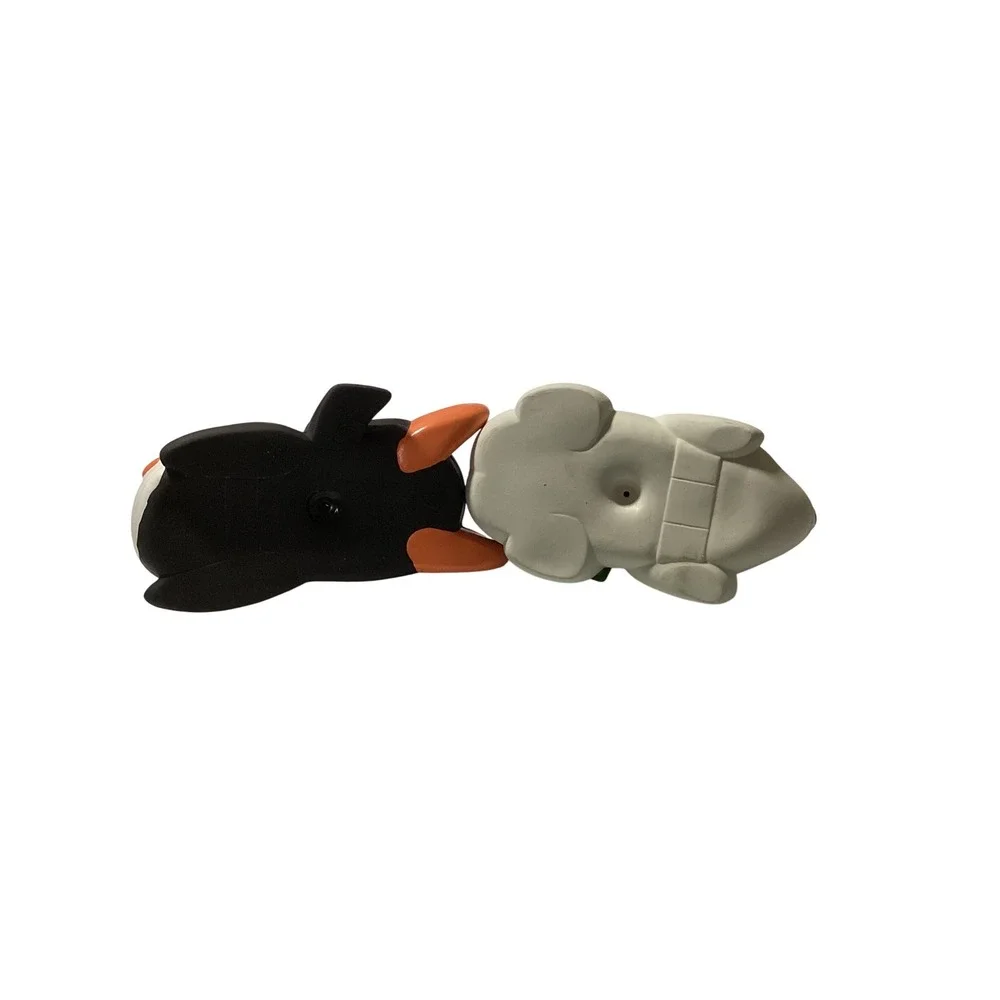 Forever Pals Big Penguin and Big Polar Bear Latex Squeaky Dog Toy Set of 2 NWT